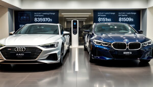 Audi A6 e-tron 2026 – Pris, räckvidd och jämförelse med BMW i5